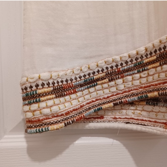 Zara Trafaluc Embroidered Boho Long Jacket - Picture 4 of 11